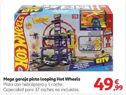 Alcampo HOT WHEELS Mega garaje pista looping oferta