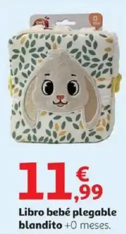 Alcampo Libro bebé plegable blandito oferta