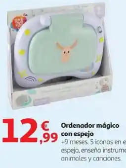 Alcampo ONE TWO FUN Ordenador mágico con espejo oferta