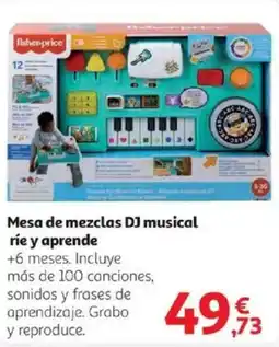 Alcampo Mesa de mezclas DJ musical ríe y aprende oferta