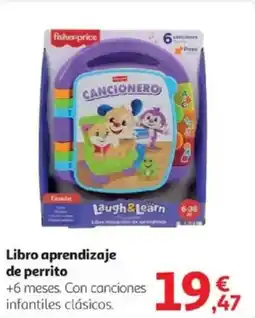 Alcampo Libro aprendizaje de perrito oferta
