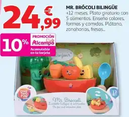 Alcampo Mr. brócoli bilingüe oferta