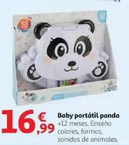 Alcampo Baby portátil panda oferta