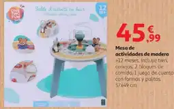 Alcampo Mesa de actividades de madera oferta