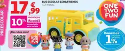 Alcampo ONE TWO FUN Bus escolar leo&friends oferta