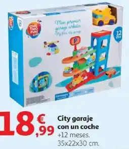 Alcampo ONE TWO FUN City garaje con un coche oferta