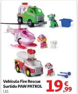 Alcampo PAW PATROL Vehículo Fire Rescue Surtido oferta