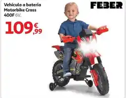 Alcampo FEBER Vehículo a batería Motorbike Cross 400F oferta