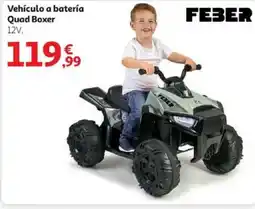 Alcampo FEBER Vehículo a batería Quad Boxer oferta