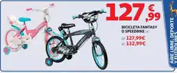 Alcampo Bicicleta fantasy o speedbike oferta