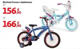 Alcampo Bicicleta Frozen o Spiderman oferta