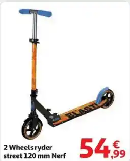 Alcampo 2 Wheels ryder street 120 mm Nerf oferta