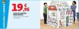 Alcampo Casa de cartón para pintar oferta