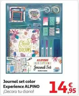 Alcampo ALPINO Journal set color Experience oferta