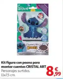 Alcampo CRISTAL ART Kit figura con peana para montar cuentas oferta