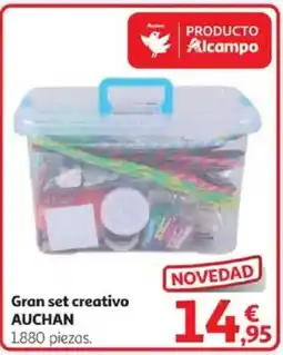 Alcampo AUCHAN Gran set creativo oferta