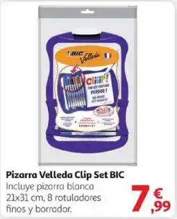 Alcampo BIC Pizarra Velleda Clip Set oferta