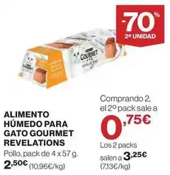 Purina - alimento humedo para gato gourmet revelations