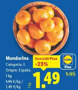 Lidl Mandarina oferta