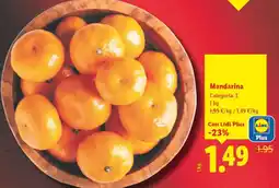 Lidl Mandarina oferta