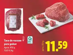 Lidl Taco de vacuno para guisar oferta