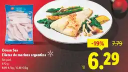 Lidl Ocean Sea Filetes de merluza argentina oferta