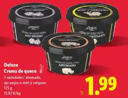 Lidl DELUXE Crema de queso oferta