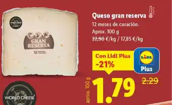 Queso gran reserva