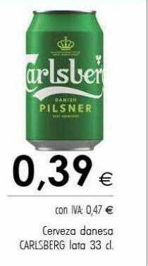 Cash Ifa Cerveza Danesa Carlsberg Lata oferta