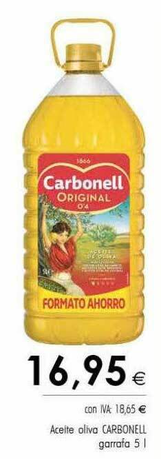 Cash Ifa Aceite Oliva Carbonell Garrafa oferta