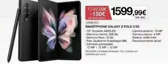 Costco Samsung Smartphone Galaxy Z Fold 3 5g oferta