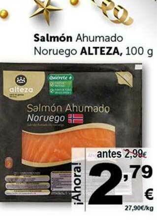 Masymas Salmón Ahumado Noruego Alteza oferta
