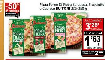 Masymas Pizza Forno Di Pietra Barbacoa, Prosciutto O Caprese Buitoni oferta