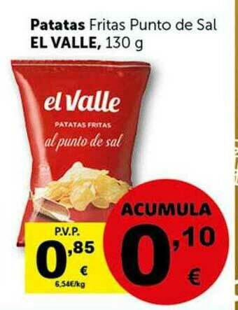 Masymas Patatas Fritas Punto De Sal El Valle oferta