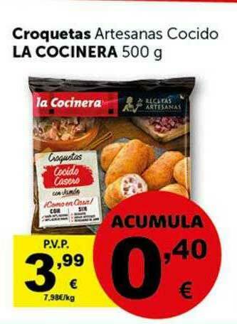 Masymas Croquetas Artesanas Cocido La Cocinera oferta