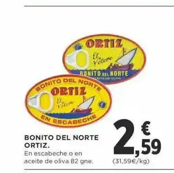 Supercor Bonito Del Norte Ortiz En Escabeche O En Aceite De Oliva oferta