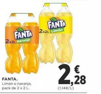 Supercor Fanta Limón O Naranja oferta