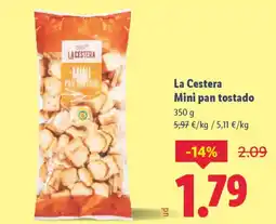 Lidl LA CESTERA Mini pan tostado oferta