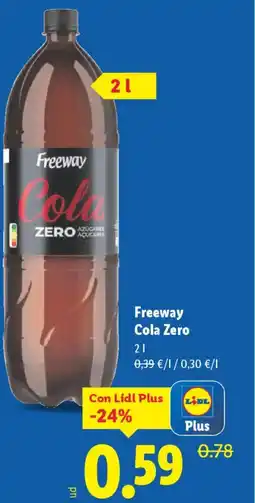 Lidl FREEWAY Cola Zero oferta