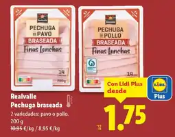 Lidl Realvalle Pechuga braseada oferta