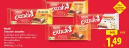 Lidl NESTLE Chocolate extrafino oferta