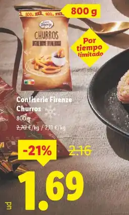 Lidl Confiserie Firenze Churros oferta