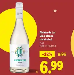 Lidl Aldeón de Lar Vino blanco sin alcohol oferta