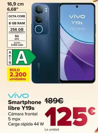 VIVO Smartphone libre Y19s