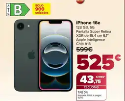 Carrefour iPhone 16e oferta