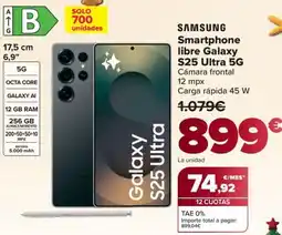 Carrefour SAMSUNG Smartphone libre Galaxy S25 Ultra 5G oferta