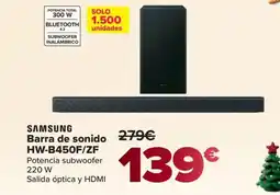 Carrefour SAMSUNG Barra de sonido HW-B450F/ZF oferta
