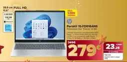 Carrefour HP Portátil 15-FD0164NS oferta