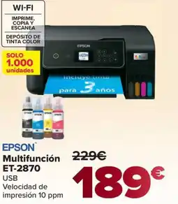 Carrefour EPSON Multifunción ET-2870 oferta