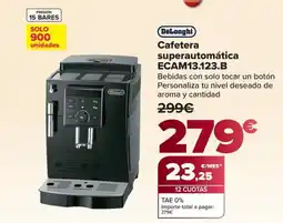 Carrefour DELONGHI Cafetera superautomática ECAM13.123.B oferta